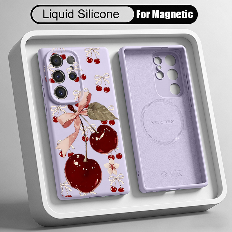 Liquid Silicone Magnetic Phone Case - Cover per Telefono in Silicone Liquido