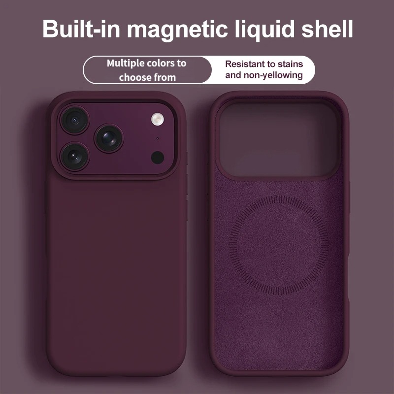 Liquid Silicone Magnetic Phone Case - ﻿Custodia Magnetica in Silicone Liquido Originale