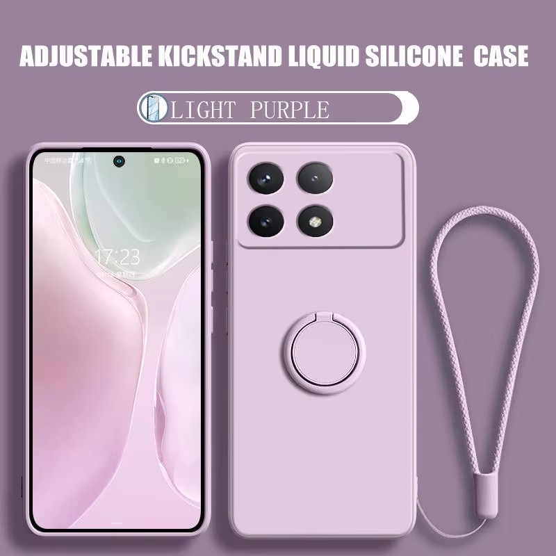 Custodia per telefono con supp - Liquid Silicone Magnetic Phone Case recensione e prezzo