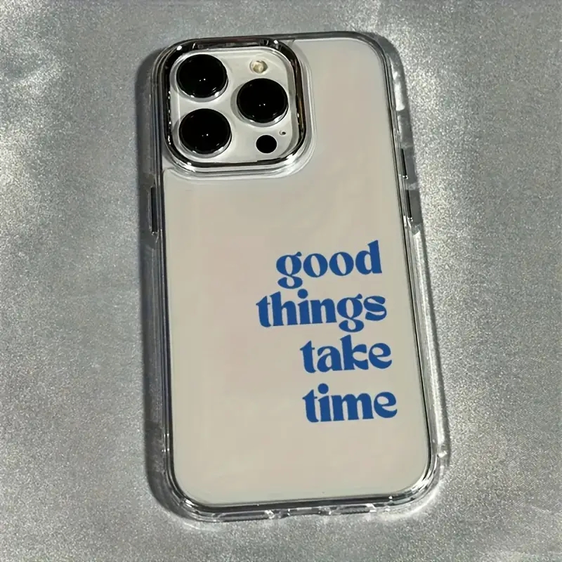 Good Things Take Time Custodia - Clear Shockproof Bumper Case recensione e prezzo
